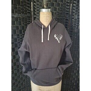 Billabong Hoodie Sweatshirt Give Love Womens Large Gray Casual Y2K Surf Skater